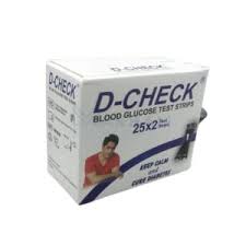 D-Check Blood Glucose Test Strips