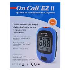 On Call EZ II Gluco Meter With 10 Strips Free