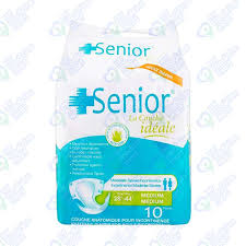 SENIOR ADULT DIAPERS MEDIUM 10PCS