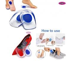 Pairs Gel Heel Pads, Calcaneal Spur Silicone Heel Pad,