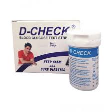 D-Check Blood Glucose Test Strips