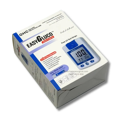Easy-Gluco Meter with 25 free strips LIFETIME Warranty