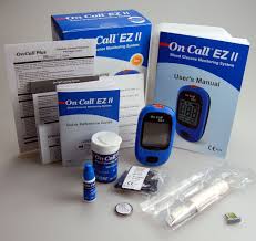 On Call EZ II Gluco Meter With 10 Strips Free