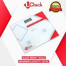 Ucheck Digital Body Weight Glass Scale-Weight Machine - Bathroom scale